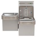 Elkay Light Grey Granite 8 gph Non-Filtered Non-Refrigerated Bottle Filling Station with Versatile Bilevel Water Cooler 