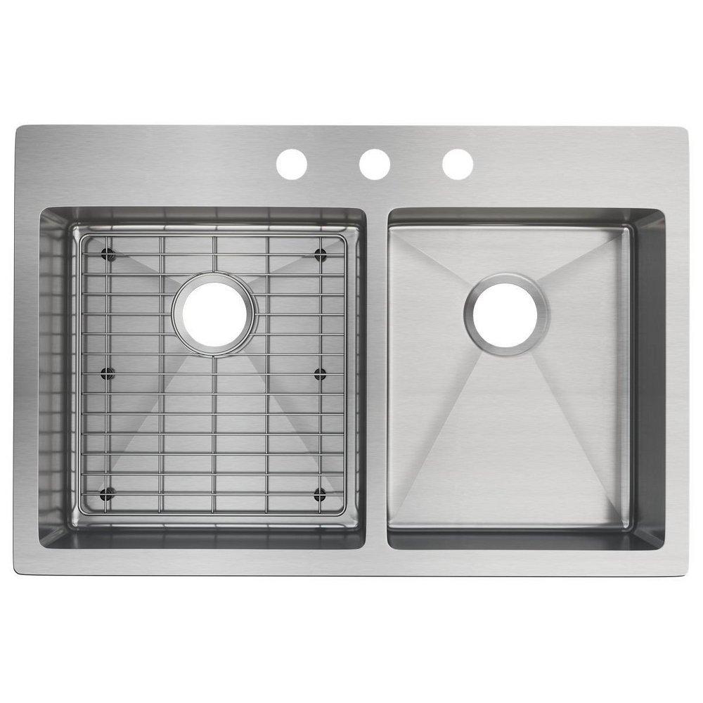 Dayton Elite Satin 25X22 4H 1B SS TM KITC SINK PKG 