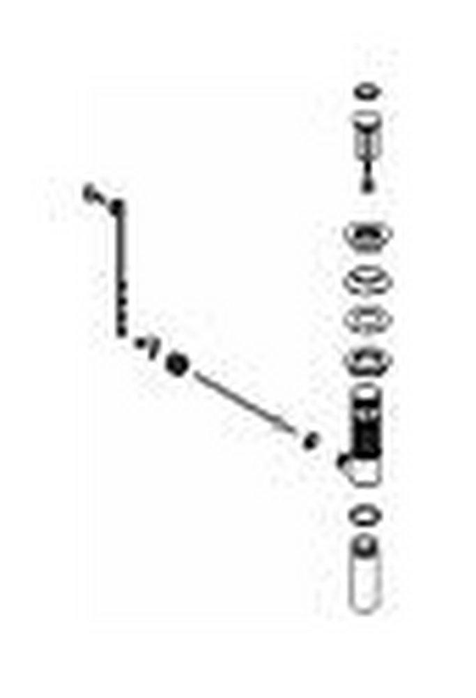 KOHLER Black Pop-Up Drain Assembly with Overflow 