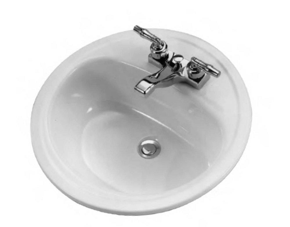 Bootz Manufacturing White Drop-in Basin 