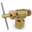 1/4 x 1/8 in. Brass OD Compression x MIP Angle Needle Valve