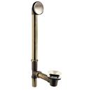 Integral Waste and Overflow Drain in Polished Nickel