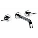 3-Hole Widespread Lavatory Faucet with Double Lever Handle in Polished Chrome