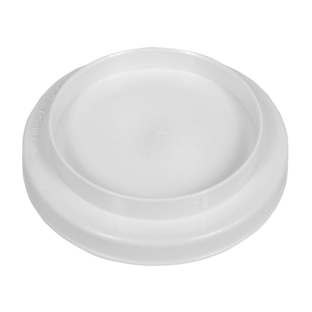 Oatey® White PVC End Cap in White 