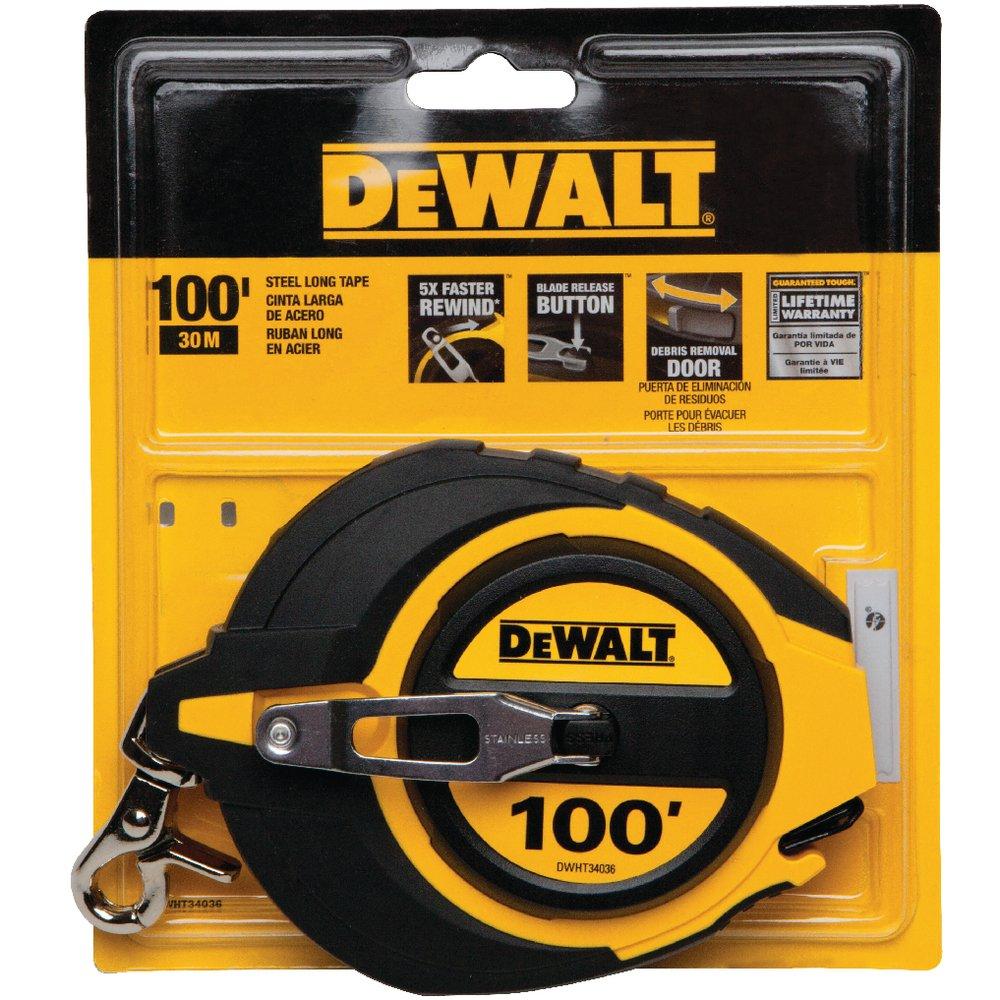 DEWALT Black Closed Case Long Tape 