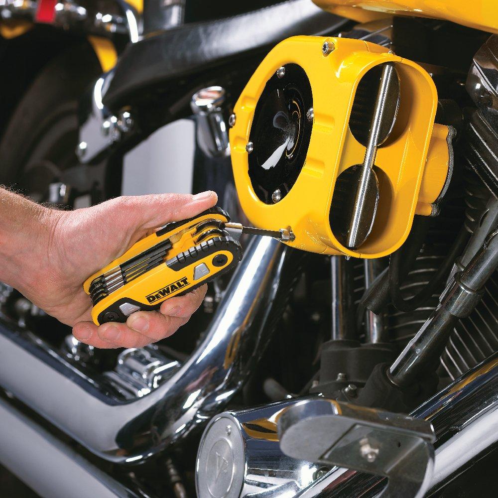 DEWALT Black Fold Lock Hex Key Set 