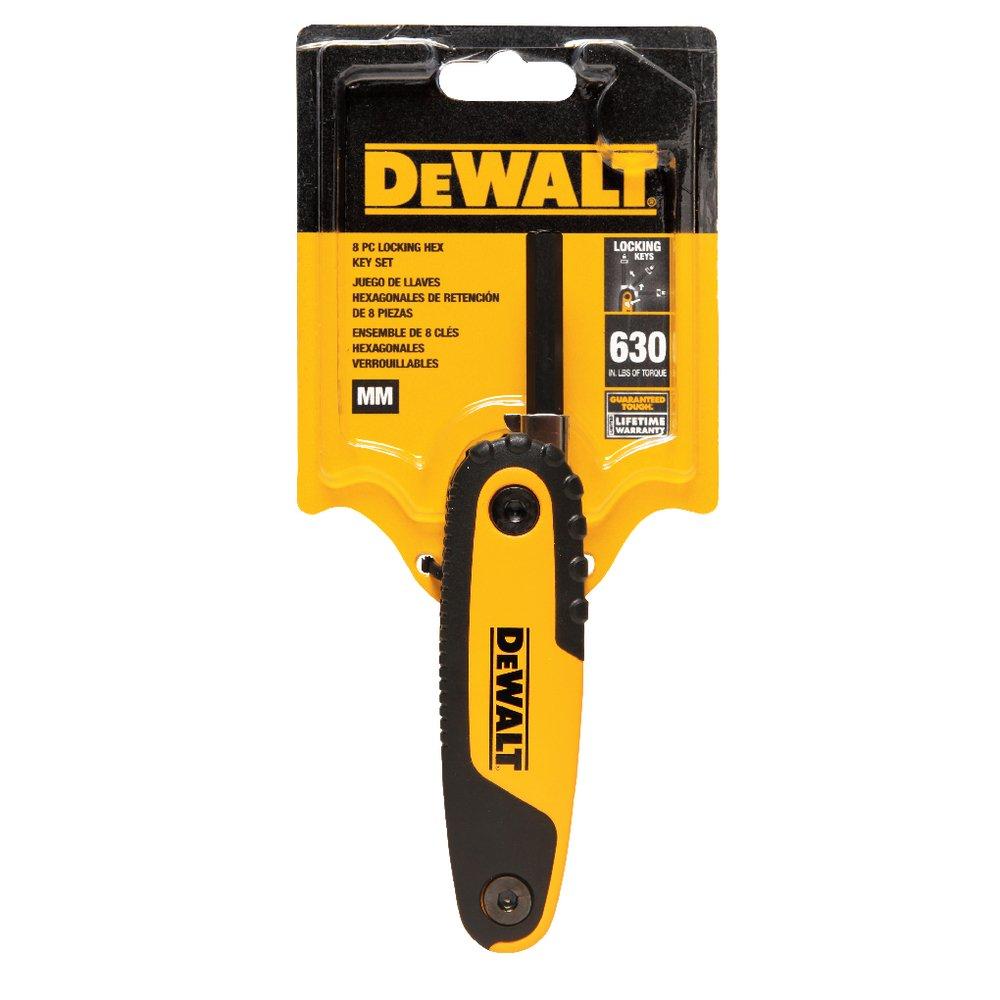 DEWALT Folding and Locking Hex Key Set 