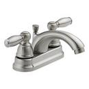 Peerless&reg; Brilliance Brushed Nickel Two Handle Centerset Bathroom Sink Faucet 