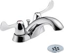 Delta Faucet Chrome Two Handle Centerset Bathroom Sink Faucet 