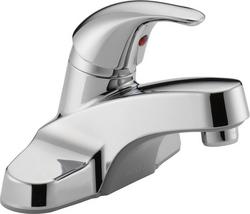 Single Handle Centerset Bathroom Sink Faucet in Polished Chrome