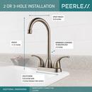 Peerless&reg; Stainless Steel Two Lever Handle Bar Faucet 