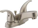 Peerless&reg; Brilliance&reg; Brushed Nickel Two Handle Centerset Bathroom Sink Faucet 