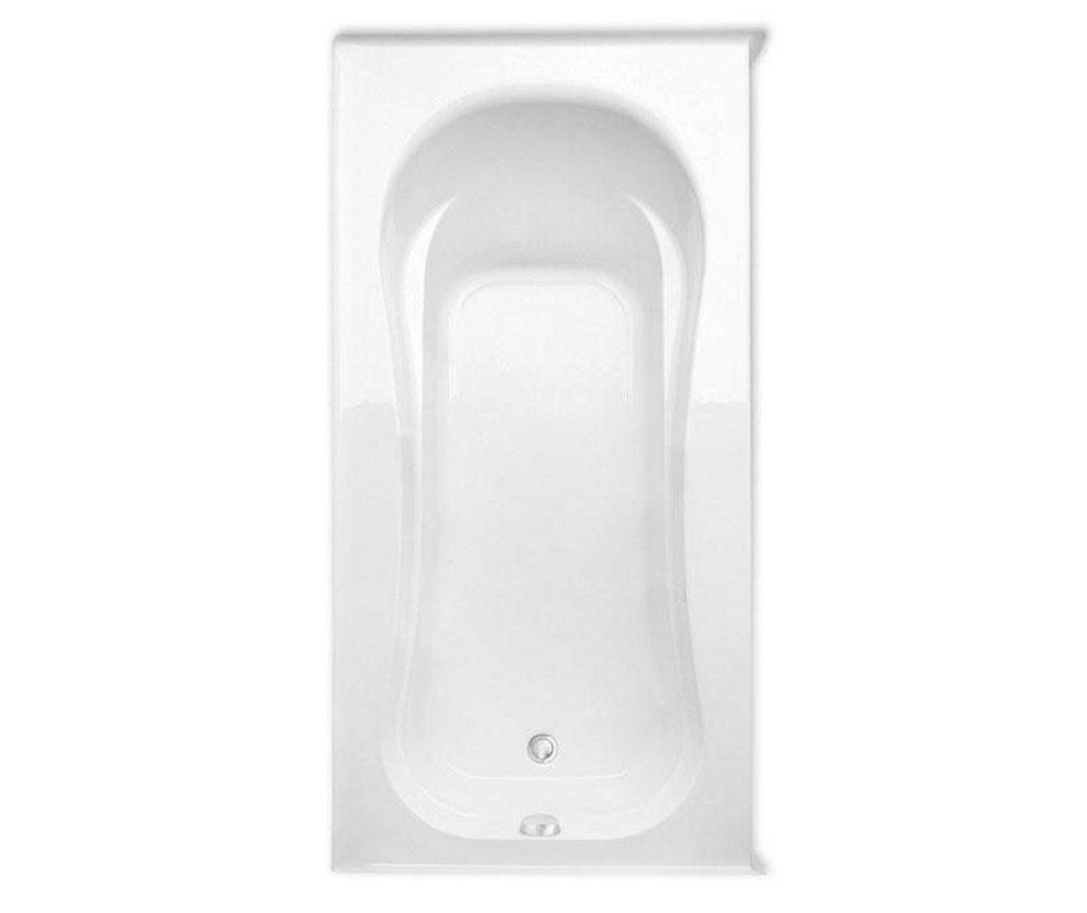 Aquatic White 72 X 37 Left Hand Acrylic Bath Vecelli White 