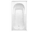 Aquatic White 72 X 37 Left Hand Acrylic Bath Vecelli White 