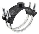 Ford Meter Box 10 in. CC Ductile Iron Black Double Strap Saddle 