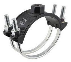 6 x 3/4 in. IP PVC Ductile Iron Double Strap Saddle