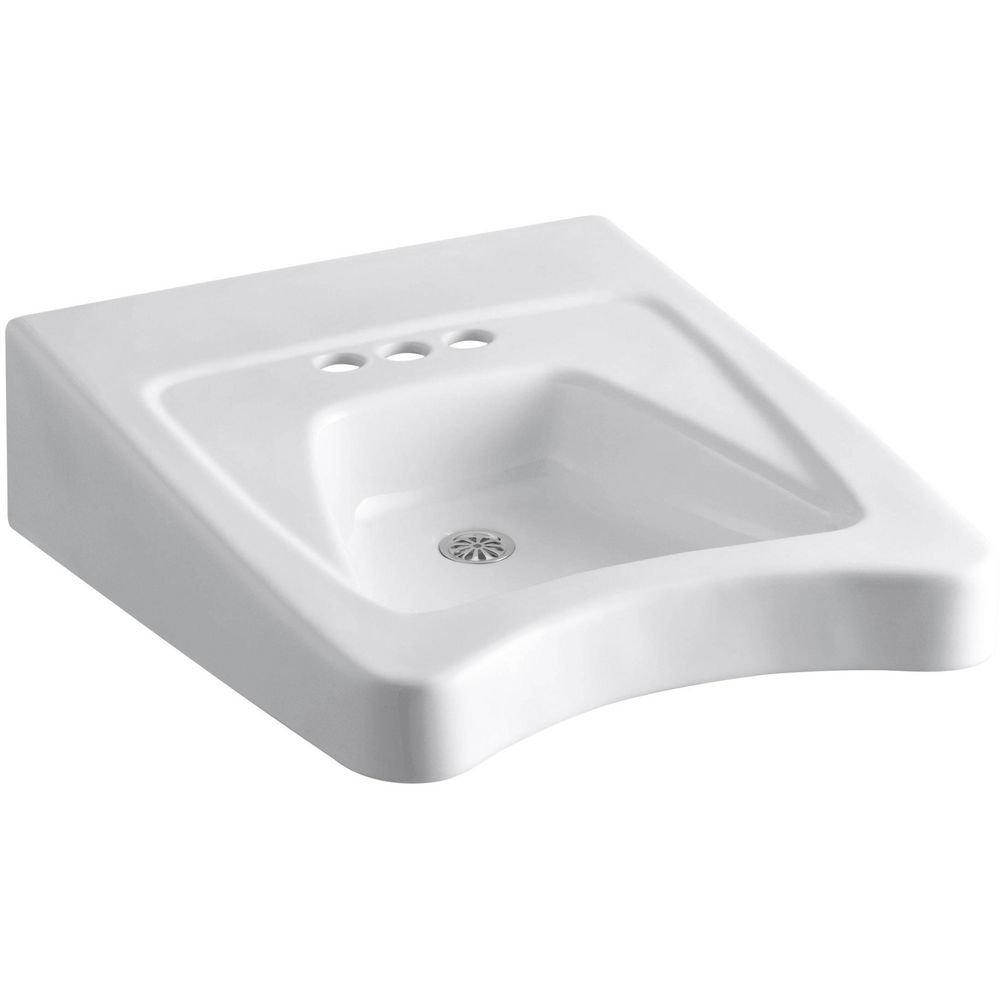 KOHLER White Wall Mount Basin 