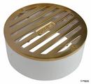 NDS Polished Brass Brass and Plastic Grate 