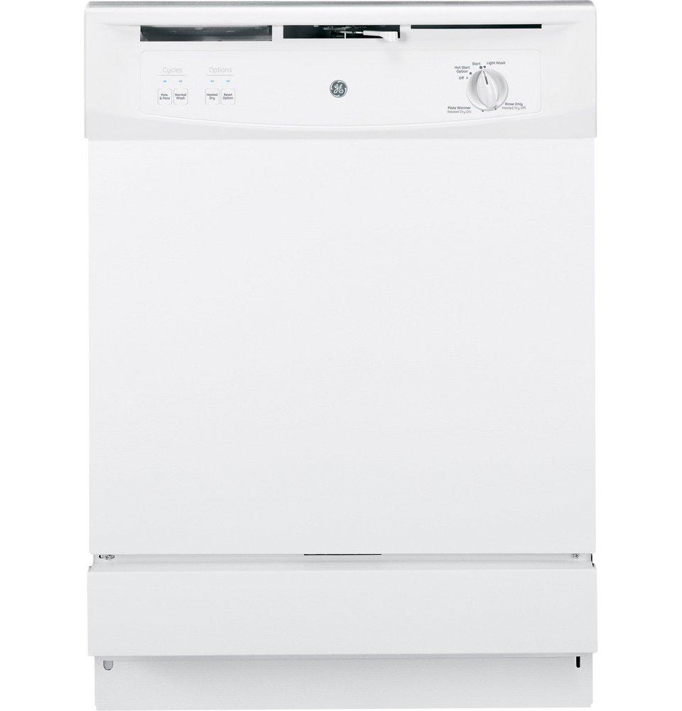 GE&reg; White 24 in. 12 Place Settings Dishwasher 