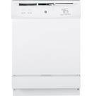 GE&reg; White 24 in. 12 Place Settings Dishwasher 