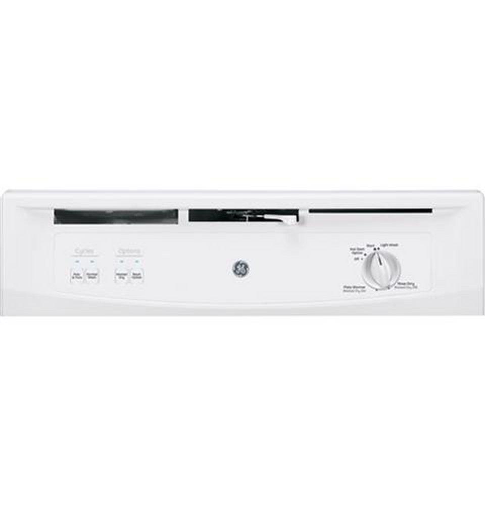 GE&reg; White 24 in. 12 Place Settings Dishwasher 