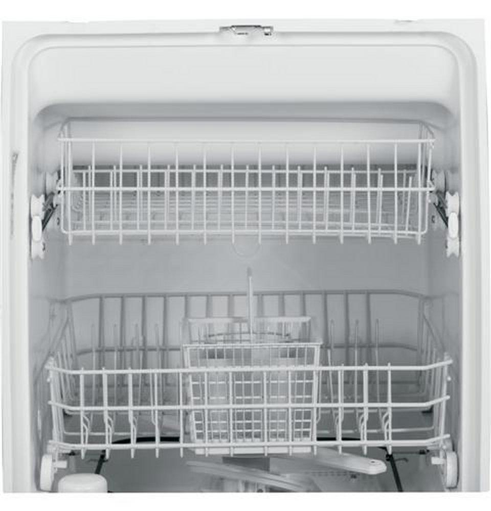 GE&reg; White 24 in. 12 Place Settings Dishwasher 