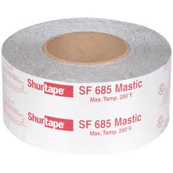 3 in. x 100 ft. Silver Butyl Aluminum Foil Tape