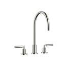 Two Handle Pull Down Kitchen Faucet in Brushed Platinum