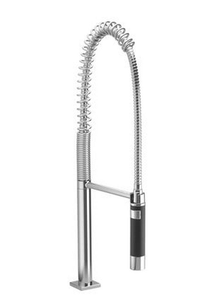 Dornbracht USA Brushed Platinum 1-Hole Hand Spray Set with 7-87/100 in. Spout Reach 