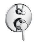 Hansgrohe Polished Chrome 8 gpm Thermostatic Faucet Trim with Double Lever Handle 