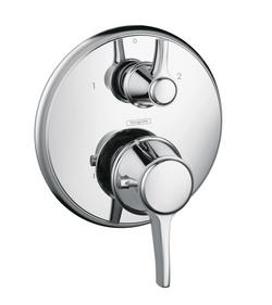 Two Handle Thermostatic Valve Trim in Polished Chrome