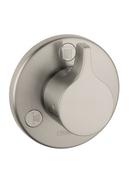 Tub and Shower Diverter Valve with Single Lever Handle in Brushed Nickel