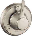 Hansgrohe Brushed Nickel Diverter Trim Only with Single Lever Handle 