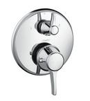 Hansgrohe Polished Chrome Double Lever Handle Thermostatic Trim Volume Control 