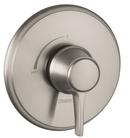 Single Handle Pressure Balancing Valve Trim in Brushed Nickel