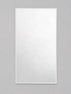 20 in. Mirrored Bathroom Cabinet with Beveled Door