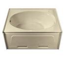 60 x 42 in. Fiberglass Reinforced Plastic Bath With Coating and Right Drain in White