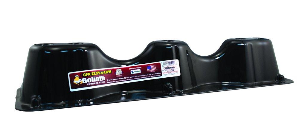 Rectorseal Black 6 in. Furnace Riser for Titan Flexible Series Secondary Drain Pans 