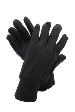 L Size Cotton Glove in Brown