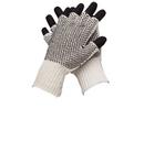 Size L Cotton General Duty Gripper Fingerless Gloves