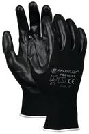 PROSELECT&reg; Black Nitrile Foam Rubber Reusable Waterproof Glove in Black 