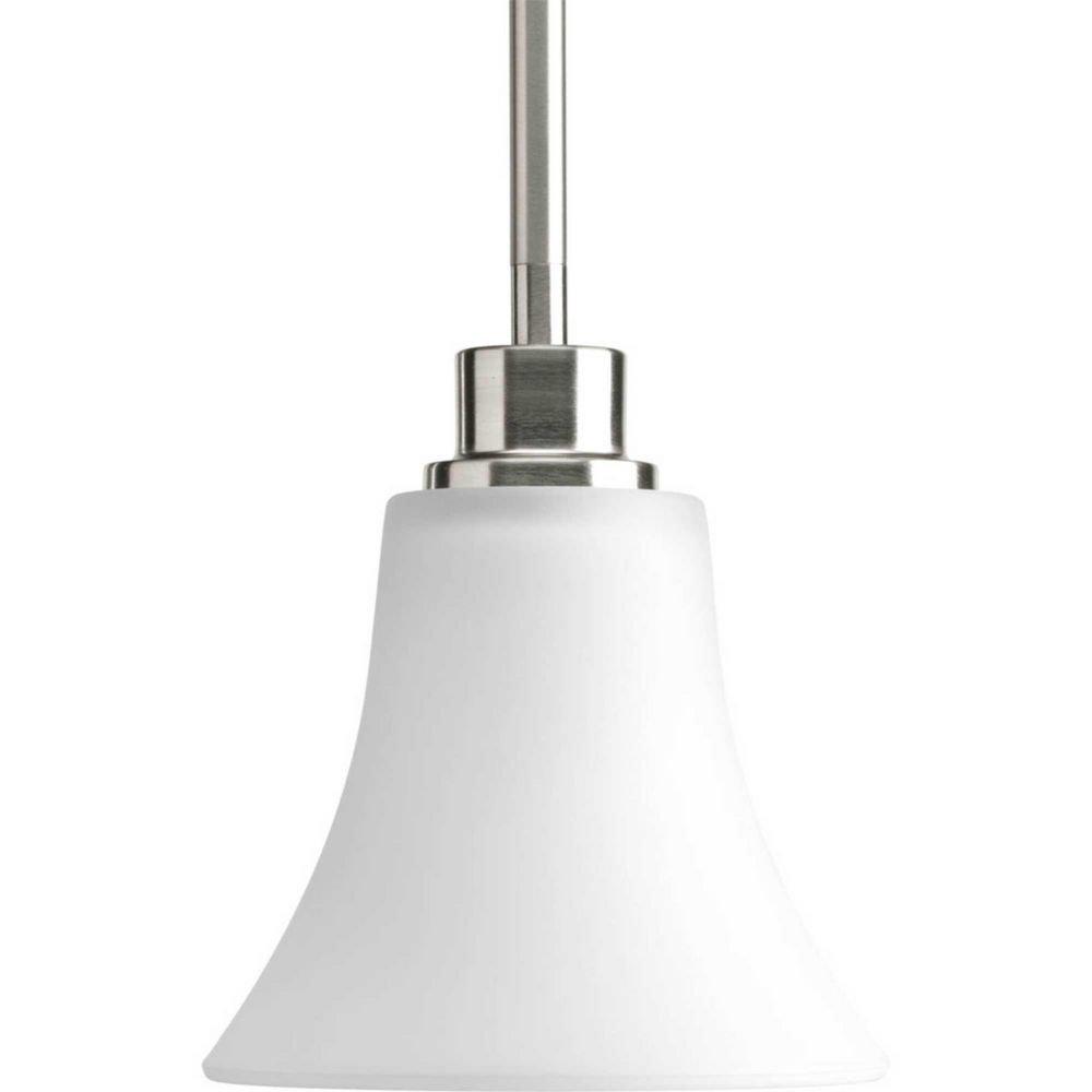 Progress Lighting Brushed Nickel 100W 1-Light Medium E-26 Incandescent Pendant 