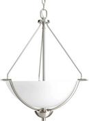 Progress Lighting Brushed Nickel 3 Light 100W Pendant 