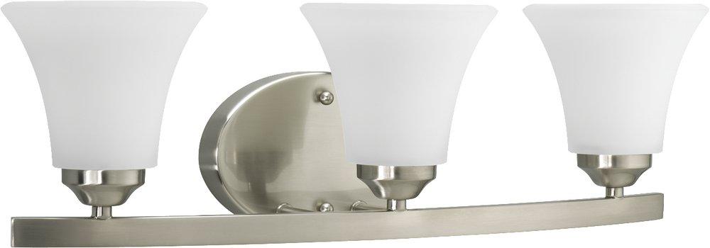 Progress Lighting Brushed Nickel 100W 3-Light Medium Base Bracket 