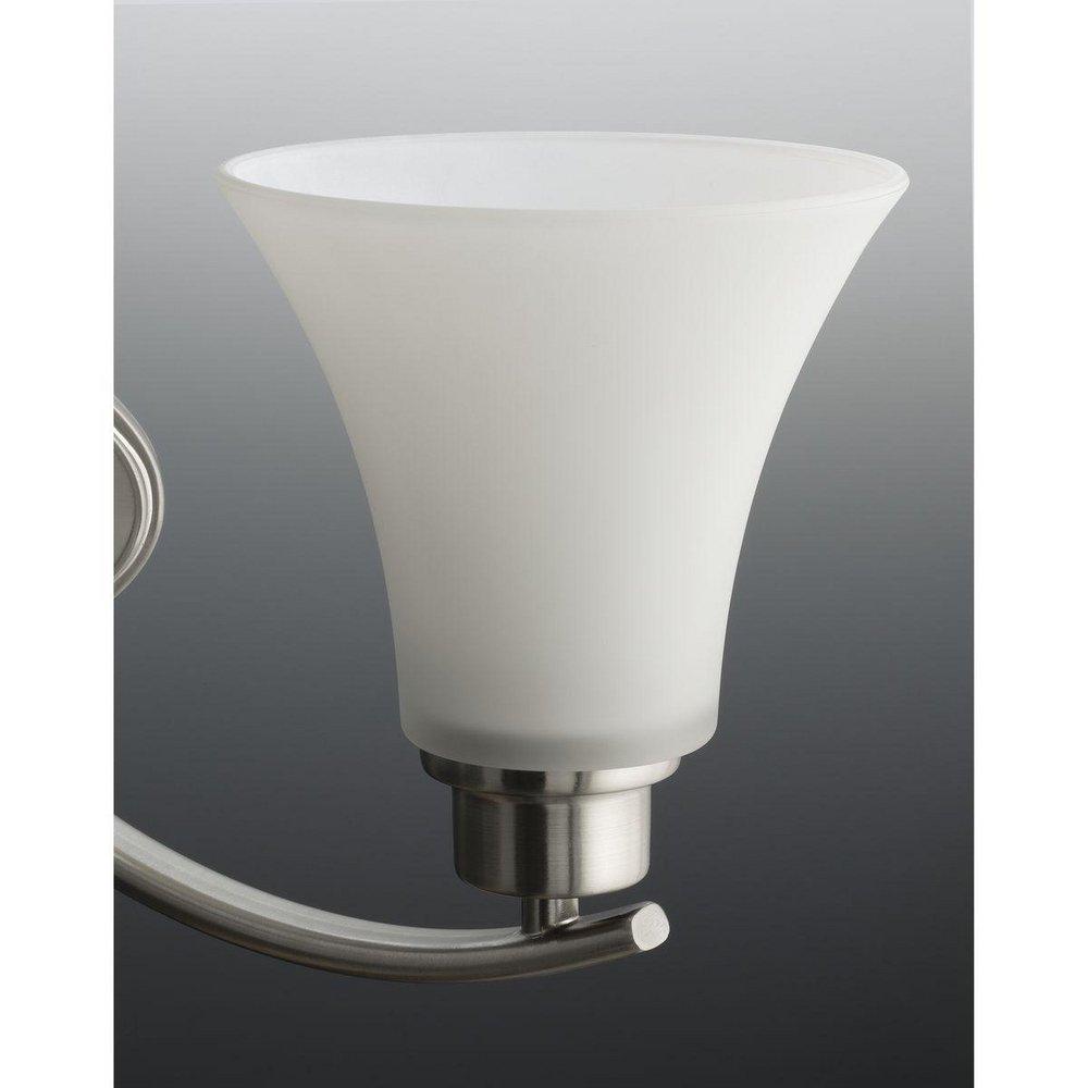 Progress Lighting Brushed Nickel 9 Light 100W Chandelier 