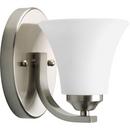 Progress Lighting Brushed Nickel 100W 1-Light Bath Fixture 