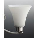 Progress Lighting Brushed Nickel 5 Light 100W Chandelier Fluted Glass 
