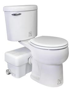 1.28 gpf Round Two Piece Toilet in White