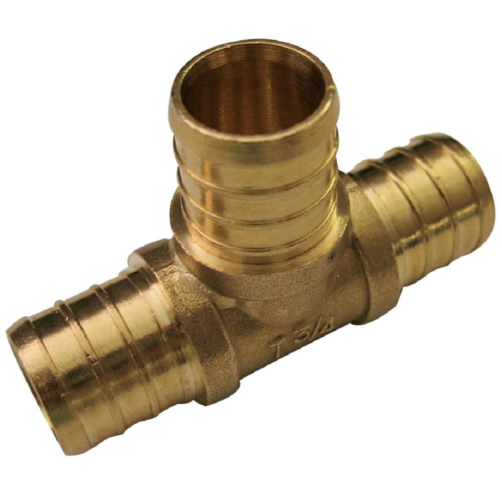 NIBCO PEX x PEX Bronze and Brass Insert Tee 