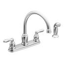 Moen Polished Chrome Two Handle Kitchen Faucet 
